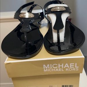 Micheal kors jelly sandals. Never worn!!!